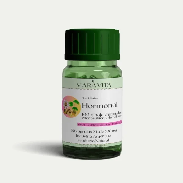 Blend Hormonal – (Centella Asiática + Maca + Pasionaria) en Cápsulas