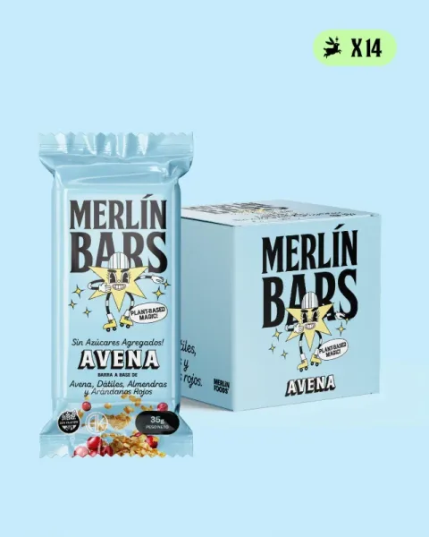 Merlin Bars Avena - 14 Barritas