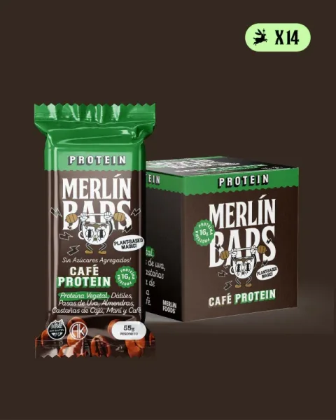 Merlin Bars Café Protein - 14 Barritas