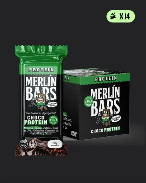 Merlin Bars Choco Protein - 14 Barritas