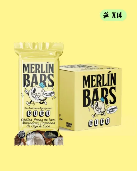 Merlin Bars Coco - 14 Barritas