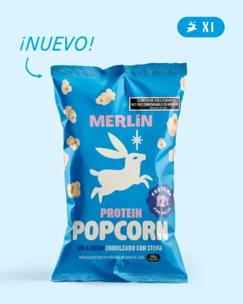 MERLIN PROTEIN POPCORN DULCE (Pochoclo dulce protéico)