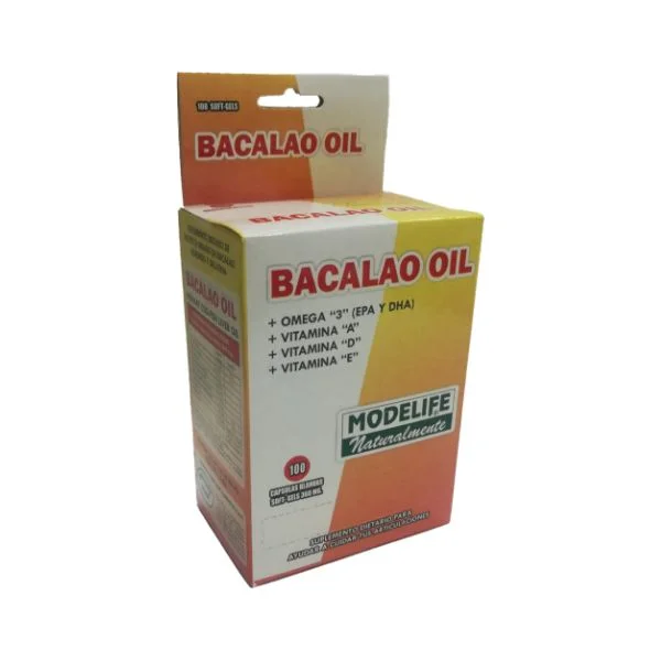 Aceite de Higado de Bacalao x 100 caps blandas-BLISTERA
