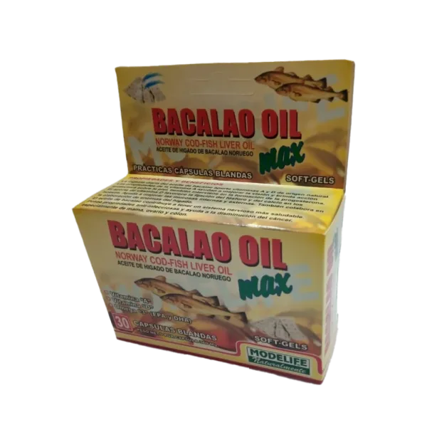 Aceite de Higado de Bacalao x 30 caps blandas