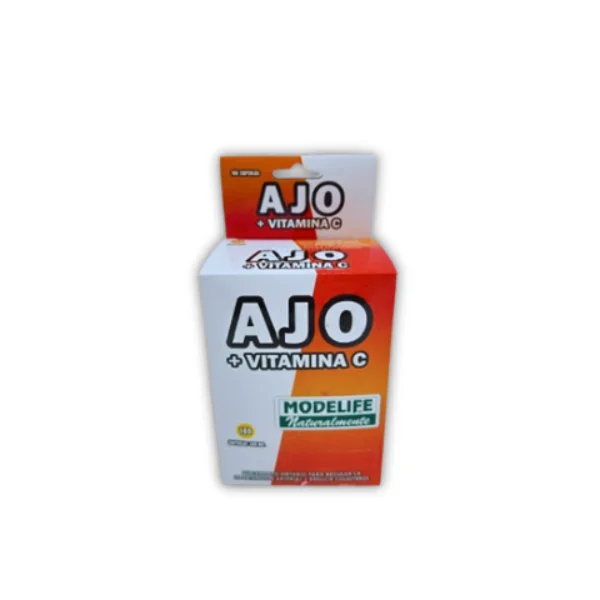 Ajo + Vitamina C x 100 caps-BLISTERA
