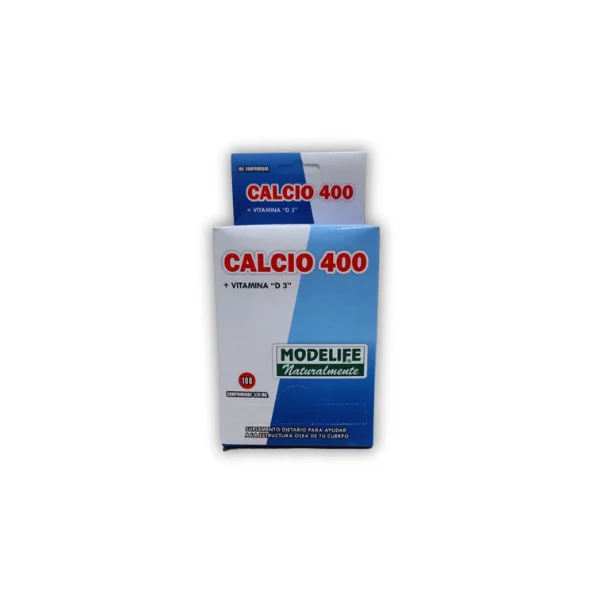 Calcio 400 + Vit D x 100 comp-Blistera