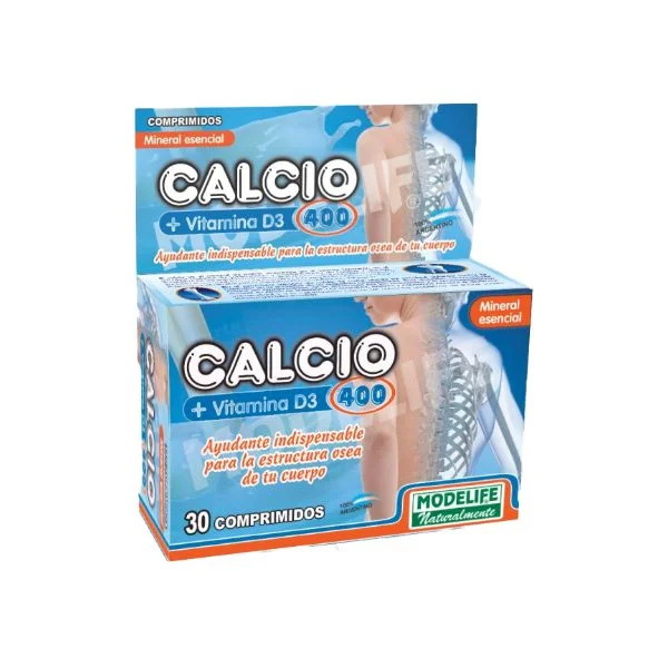 Calcio 400 + Vit D x 30 comp