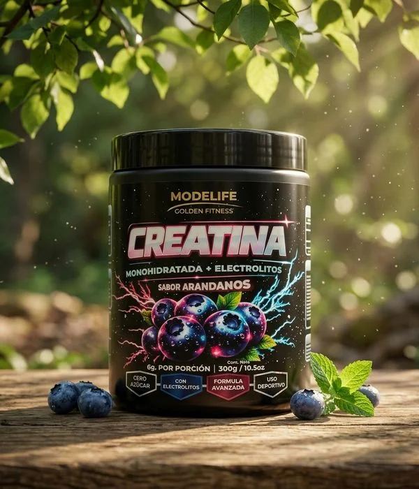 Creatina Monohidratada + Electrolitos Arándanos 300 g