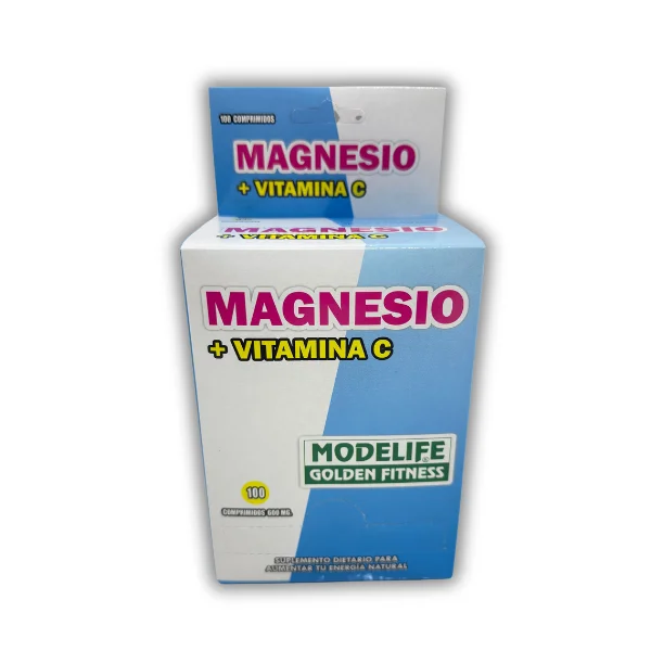 Magnesio + Vitamina C x 100 comp- Blistera