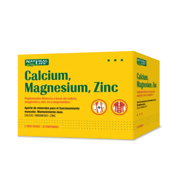 Calcio, Magnesio y Zinc