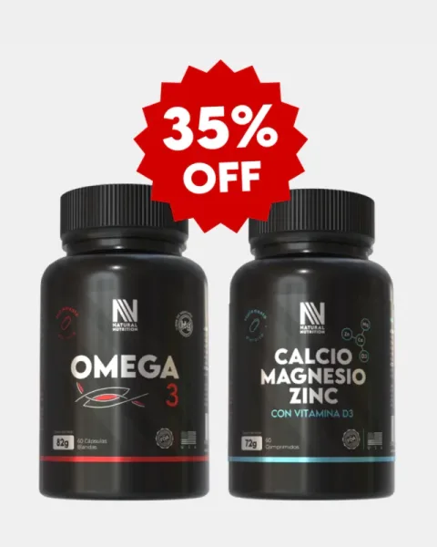 Omega 3 + Calcio Magnesio Zinc y D3