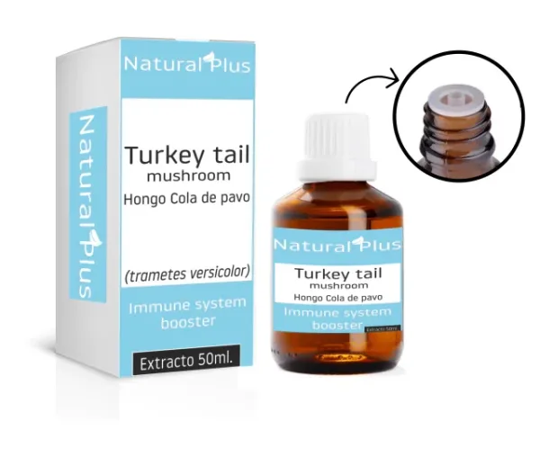 Doble Extracto de Cola de Pavo 50ml Con Gotero Antiderrame