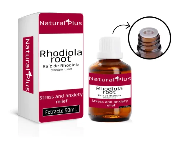 Doble Extracto de Rhodiola Rosea 50ml con Gotero Antiderrame