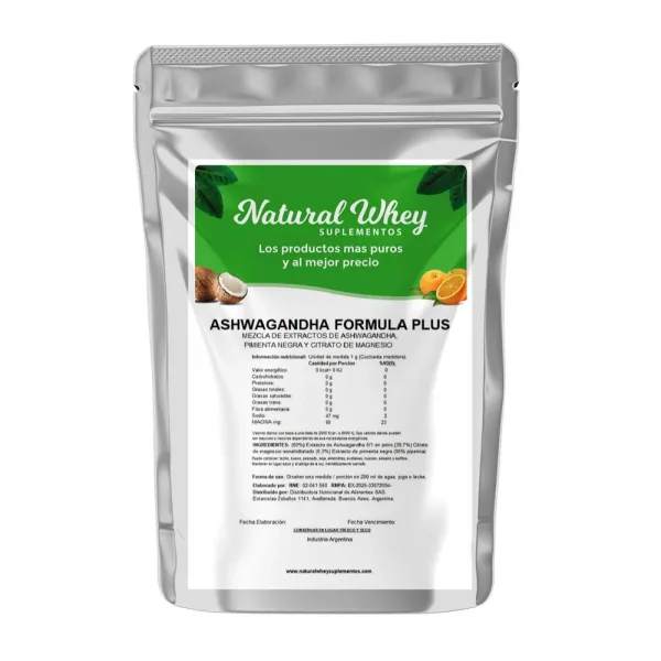 ASHWAGANDHA FÓRMULA PLUS