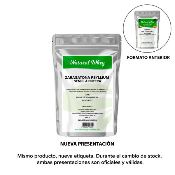 ZARAGATONA PSYLLIUM  SEMILLA ENTERA