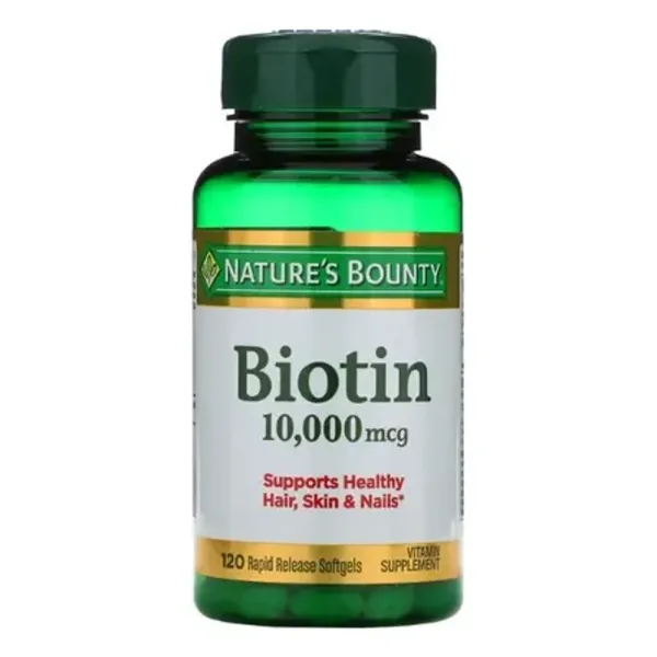 Nature's Bounty Biotina 10.000 mcg para cabello, piel y uñas