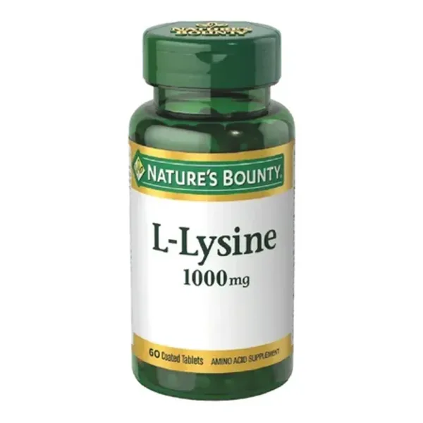 Nature's Bounty L-Lisina 1000 mg — 60 tabletas