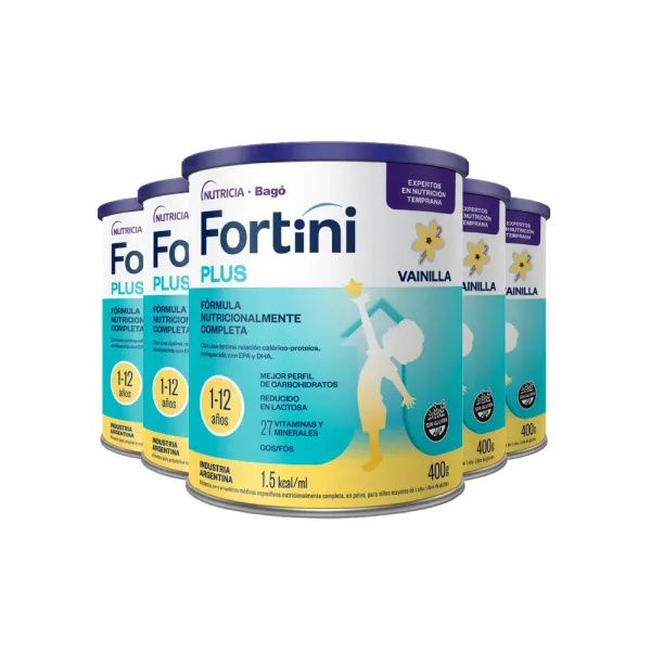 Fortini Plus Vainilla 400 gr (5 unidades)
