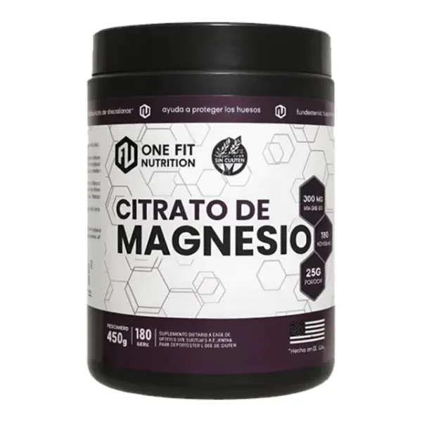 One Fit Citrato de Magnesio 450Gr