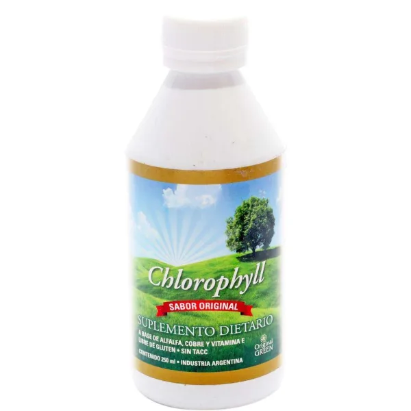 Clorofila Líquida Sabor Original (250ml) - Original Green