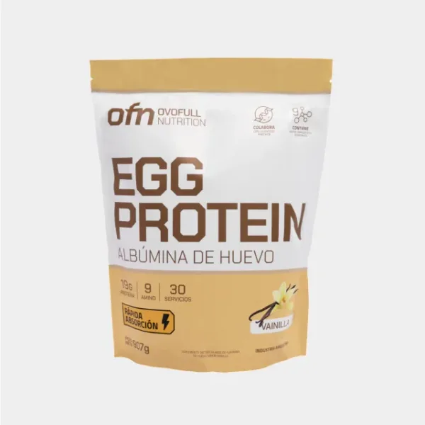 Egg Protein de Vainilla 907g (Albúmina saborizada)