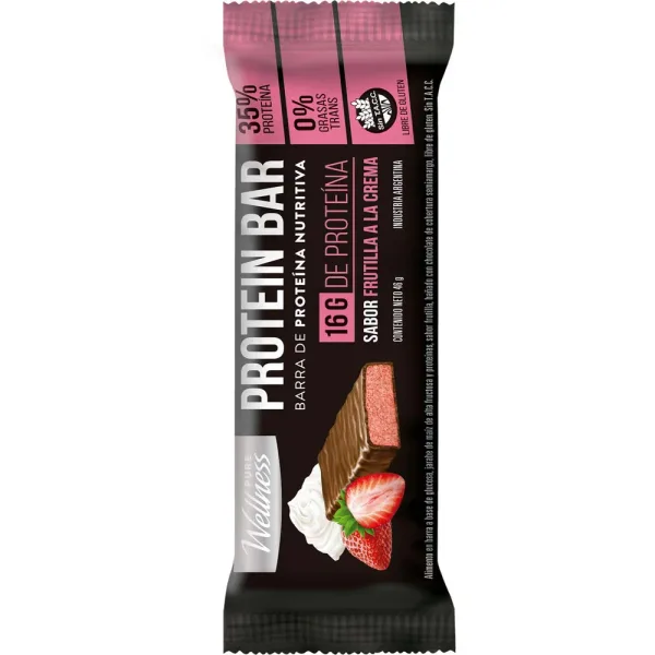 Barra Protéica Frutilla a la Crema x 46 g