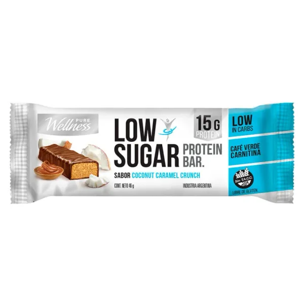 Barra Protéica Low Sugar Coconut Caramel Crunch x 45 g