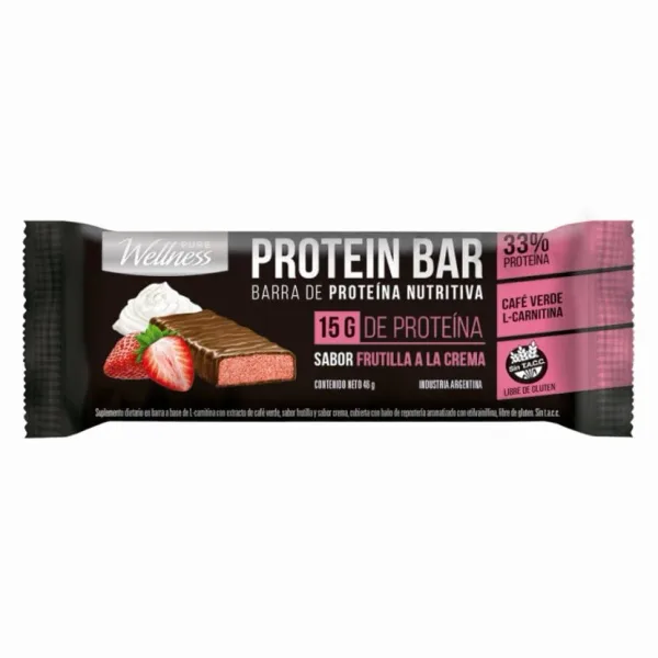 Barra Protéica Sabor Frutilla x 46 g