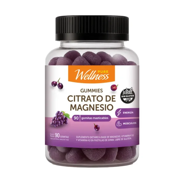 Gummies Citrato de Magnesio x 90 un