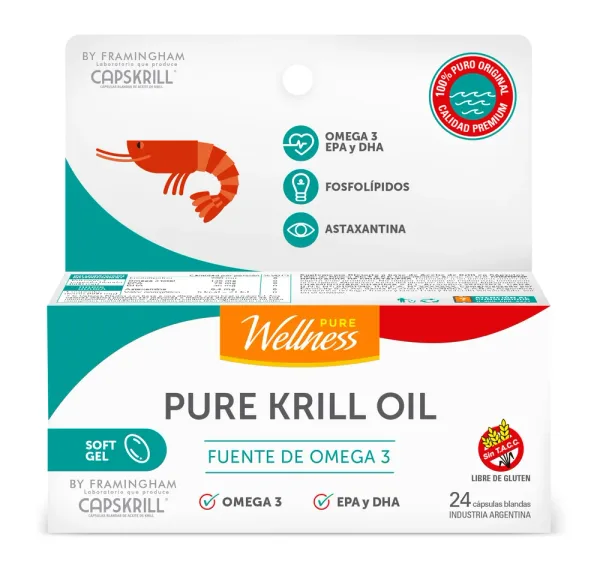 Krill x 500 g x 24 Cápsulas Blandas