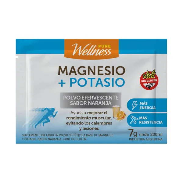 Magnesio + Potasio x 15 Sobres Efervescentes