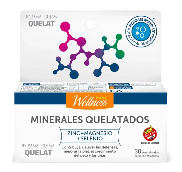 Minerales Quelatados x 30 Comp