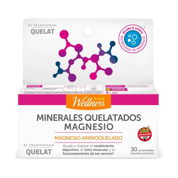 Minerales Quelatados x 30 Comprimidos