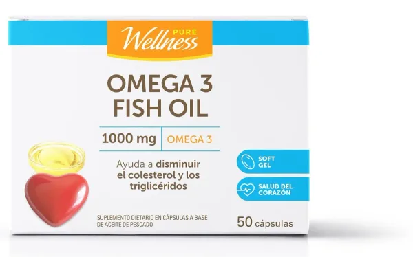 Omega3 Fish Oil x 1000 g x 50 Cápsulas Blandas