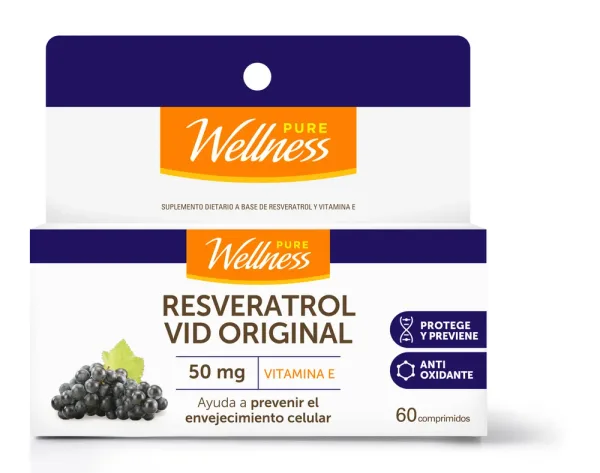 Resveratrol Vid x 50 g x 60 Comprimidos