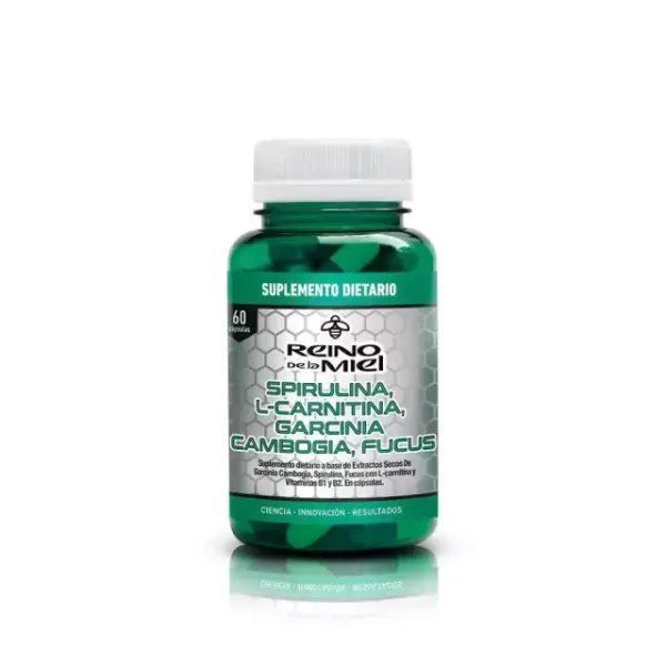 Spirulina + L-Carnitina + Garcinia Cambogia + Fucus