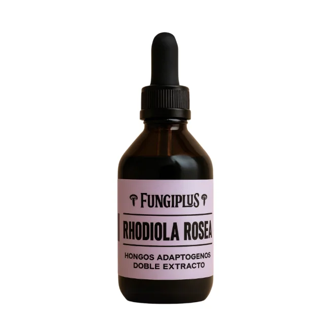 Hongo Adaptógeno Rhodiola Rosea Extracto 60 cc Fungiplus – Antiestrés Natural Adaptógeno