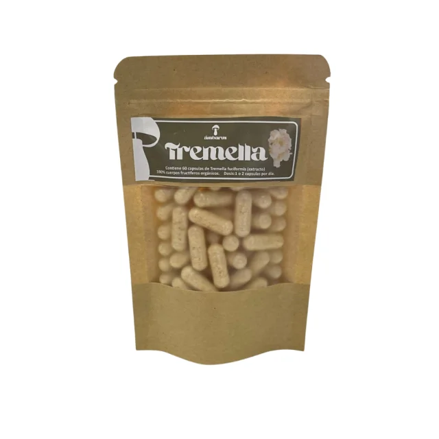 Hongo Adaptogenos Tremella 60 Cápsulas Ambarus – Hidratación y Belleza desde Adentro