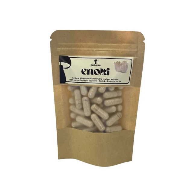 Hongos Adaptogenos Enoki 60 Cápsulas Ambarus – Salud Inmunológica y Vitalidad (CONSULTAR STOCK)