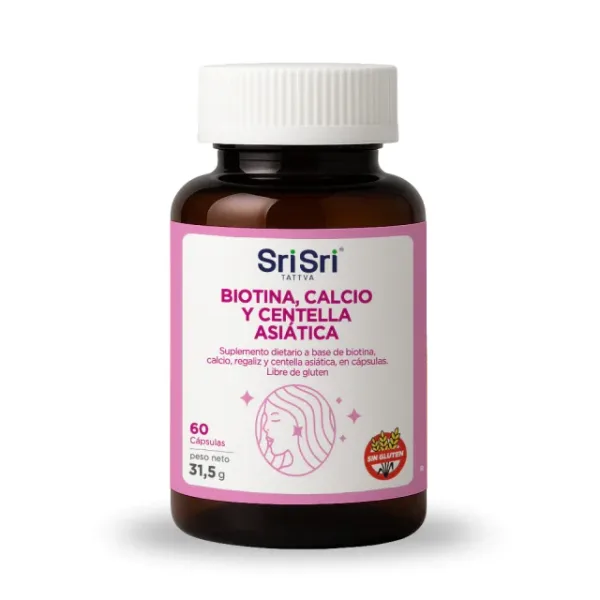 Suplemento Cuidado del cabello 60 capsulas Sri Sri