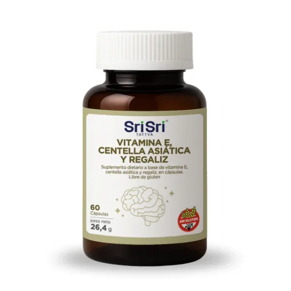 Suplemento fortalecedor de memoria 60 capsulas Sri Sri