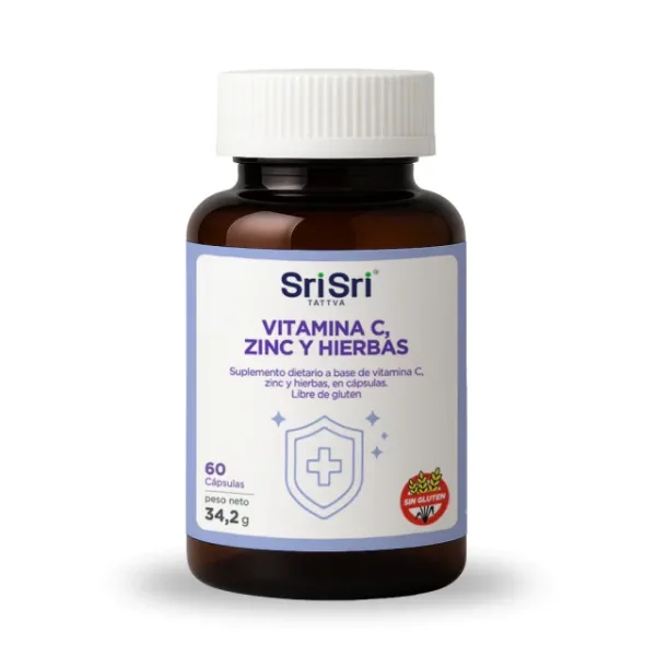 Suplemento refuerzo inmunológico 60 capsulas Sri Sri