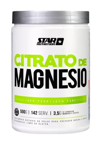 Citrato de Magnesio Sin Sabor - Polvo 500 Gr