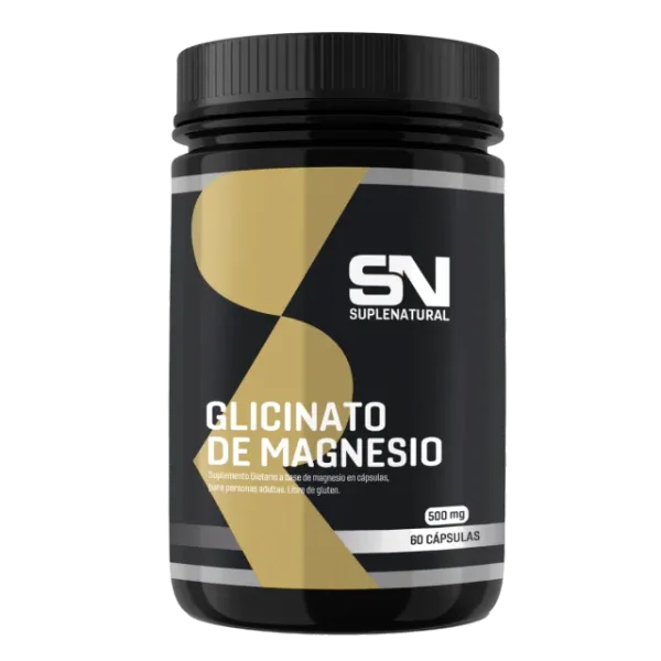 SupleNatural Glicinato de magnesio 500mg x60 / 120 Capsulas