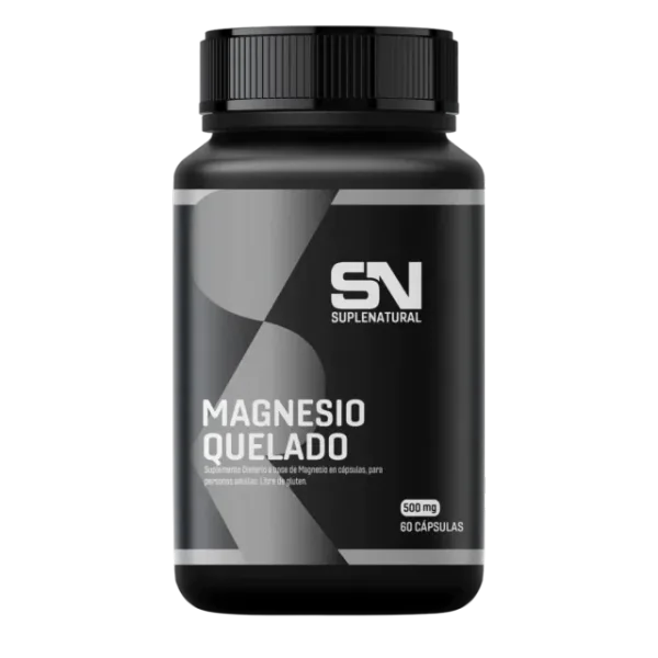 SupleNatural Magnesio Quelado 500mg 30Capsulas