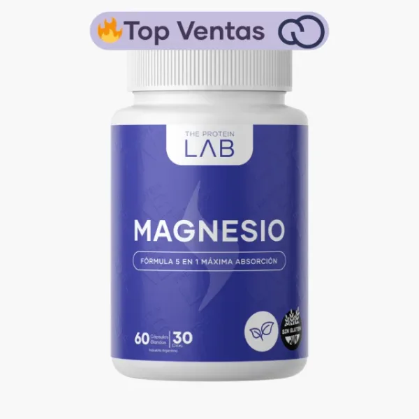 Magnesio | Máxima Absorción | Citrato, Glicinato, Malato, Óxido y Cloruro de Magnesio · Cápsulas Vegetales