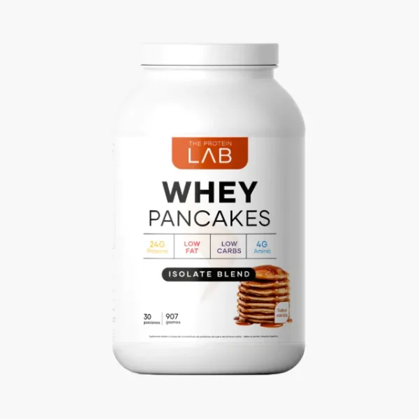 Whey Pancakes | Isolate Blend | Sabor Vainilla | Proteína 80% Pura Con Aminoácidos