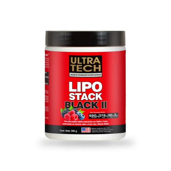Lipo Stack Black: ayuda a quemar grasas y controlar apetito