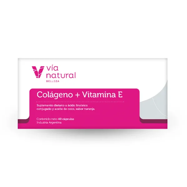 Colágeno + Vitamina E En Polvo Sabor Naranja