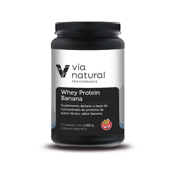 Whey Protein En Polvo Sabor Banana